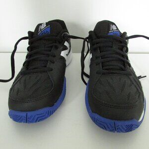 New Balance Men's 7.0 D Tennis Shoes (all-court, clay court), Black & royal blue